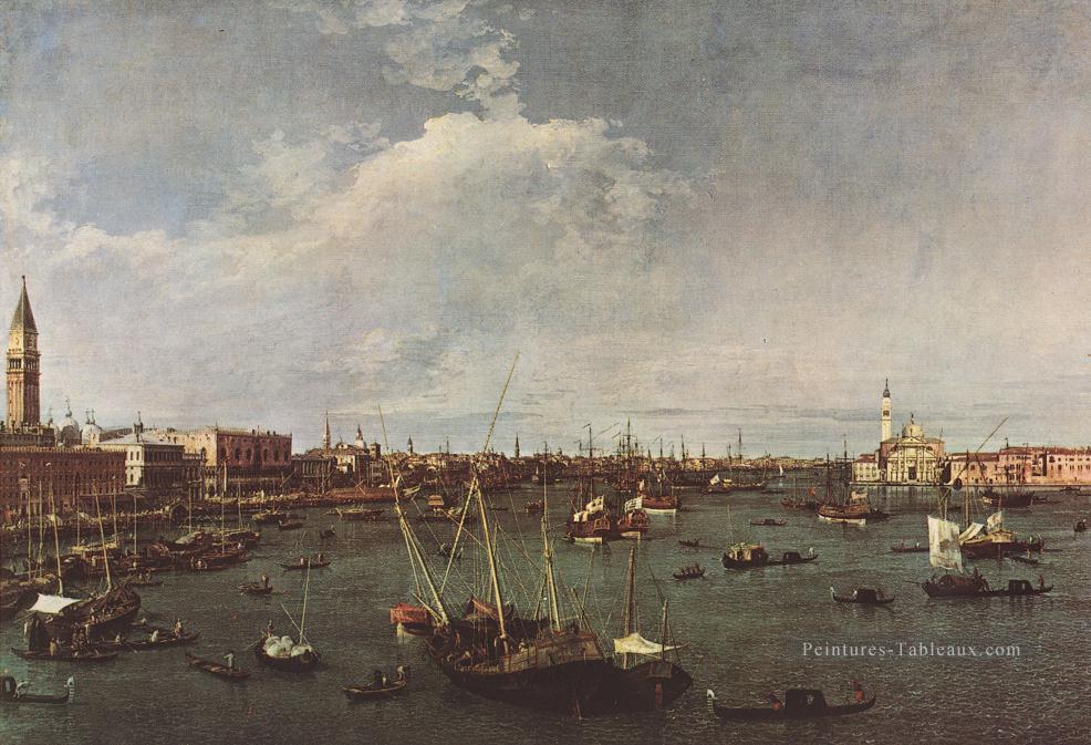Bacino di San Marco Le bassin de St Marks Canaletto Venise Peintures à l'huile